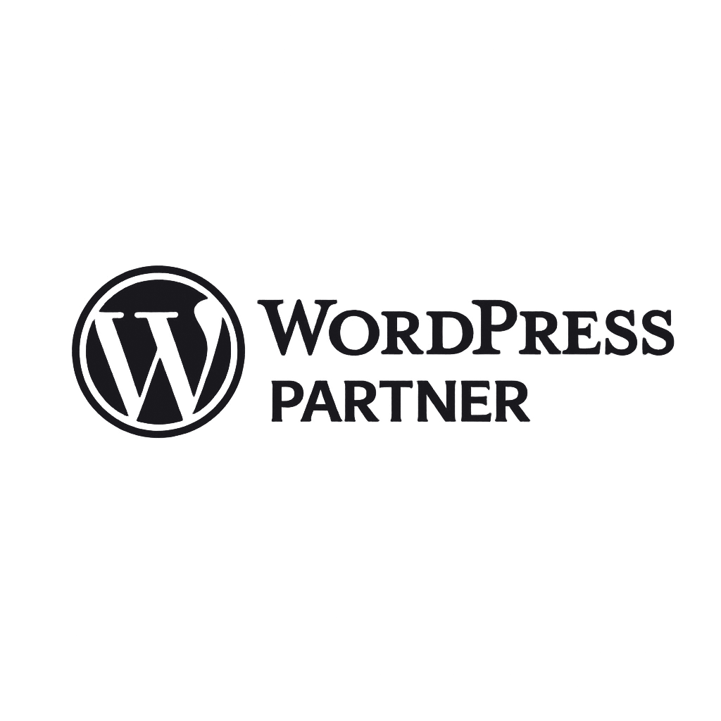 wordpress-partner-badge-web-design-development-elvat-black